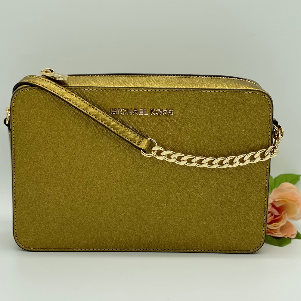 MICHAEL KORS JET SET ITEM LG EW CROSSBODY LEATHER - Picture 4 of 15